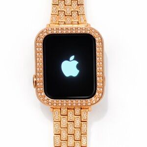 Apple Smartwatch Series 5 44mm with Gold and Diamond Like Accent Band